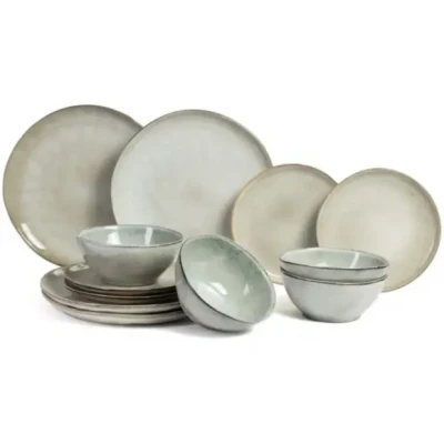 Afbeelding van Salt &amp; Pepper Serviesset Artisan Green 12 Delig
