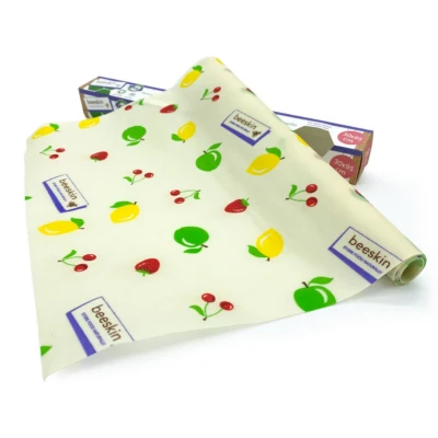 Afbeelding van Bijenwasdoek op de rol 30x95 Fruit print