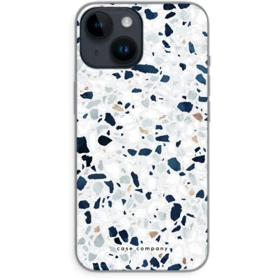 Afbeelding van Case Company® hoesje geschikt voor iPhone 14 Terrazzo N1 Soft Cover Telefoonhoesje Bescherming aan alle Kanten en Schermrand