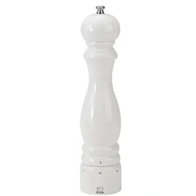 Image de Peugeot Moulin à poivre manuel en bois u&#039;Select laqué blanc 30 cm