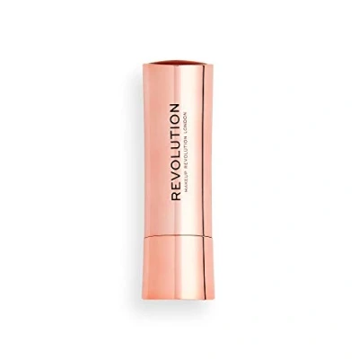 Afbeelding van Makeup Revolution Satin KISS Lipstick Lippenstift, Dames, Maat: 3.5 g, Heart race