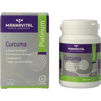 Afbeelding van Curcuma Platinum capsules bio 60 pcs.