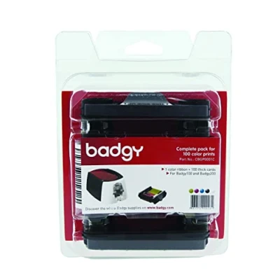Afbeelding van EVOLIS Badgy YMCKO kleurlint voor 100 prints + dikke pvc kaarten (0,76 mm)