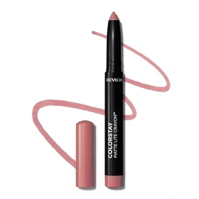 Afbeelding van Revlon Lipstick Colorstay Matte LITE Crayon Lippenstift, Maat: 1.4 g, Take flight