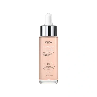 Afbeelding van L&#039;Oréal Paris Accord Parfait Nude Volumegevend Getint Serum Foundation met hyaluronzuur 1 2 Light 30ml Vegan