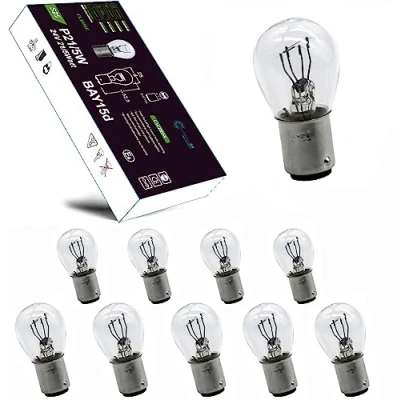 Afbeelding van LIGHTWORLD24 10 x BAY15D P21/5W autolamp, 24 V, 21 W, 5 remlicht, achterlicht, kogellamp, vrachtwagen, indicator