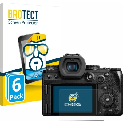 Afbeelding van BROTECT Screenprotector voor Panasonic Lumix DC G9 II Folie Beschermfolie transparant (6 Stuks)