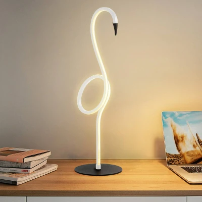 Afbeelding van Elstead Lighting LED Tafellamp Flamingo 6W 3000K 420Lm 830 White