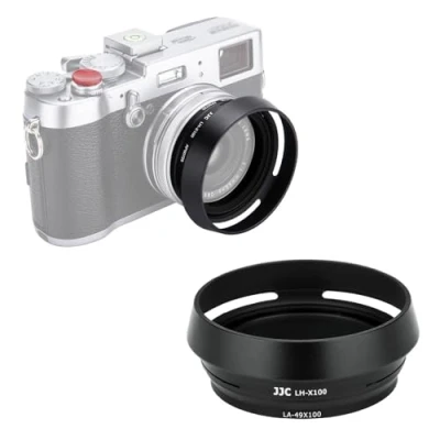 Afbeelding van JJC Speciale lensadapter en kap voor Fujifilm Finepix X100V, X100F, X100T, X100S, X100, X70 (LH JX100 Zwart)