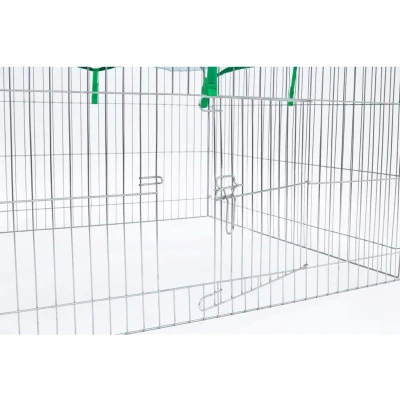 Afbeelding van @Pet Huisdierenren voor buiten Castle 144x112x60 cm metaal