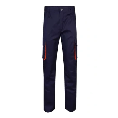 Image de Velilla 103004 Pantalon multi poches (taille 52) Couleur bleu marine et orange
