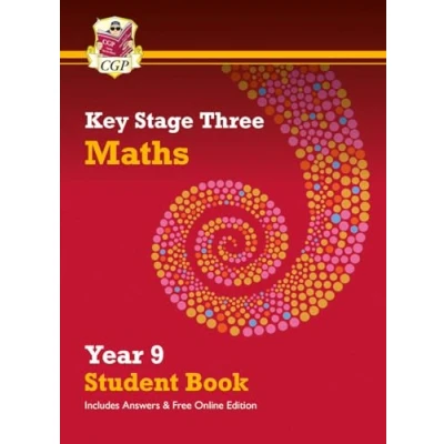 Afbeelding van CGP KS3 Textbooks Maths Year 9 Student Book with answers &amp; Online Edition
