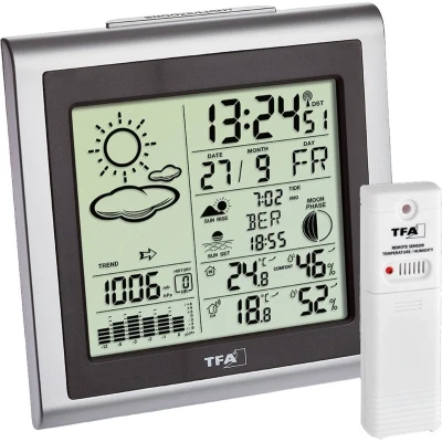 Afbeelding van TFA Dostmann LARGO 35.1145.54 Draadloos weerstation Verwachting voor 12 uur Aantal sensoren max.: 3