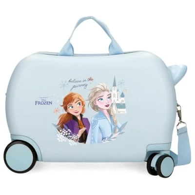 Afbeelding van Disney Frozen Rite On meisjes kinderkoffer rol zit