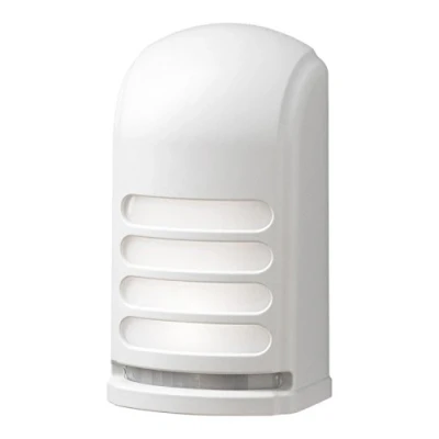 Afbeelding van Konstsmide 7694 Wandlamp Prato LED flush 13cm bewegingsmelder op batterij 2x 0.12W koelwit 4500K matwit