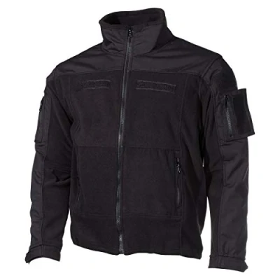 Afbeelding van MFH High Defence Fleece jack &quot;Combat&quot; Zwart XXXL