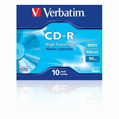 Afbeelding van Verbatim 43428 CD R 90 disc 800 MB 10 stuk(s) Jewelcase