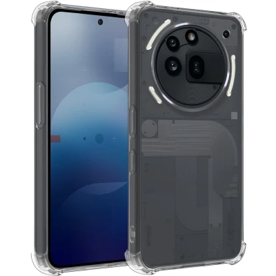 Afbeelding van Hoesje Geschikt voor Nothing Phone 3a Pro Siliconen Shock Proof Case Hoes (3a) Cover Shockproof Transparant