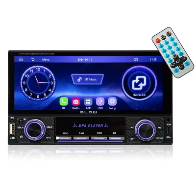 Afbeelding van BLOW AVH686B CarPlay Scherm Apple Android Auto GPS USB C 2DIN Bluetooth Incl. Installatiekit Afstandbediening