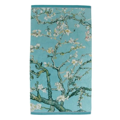 Afbeelding van Beddinghouse x Van Gogh Museum Beach Blossom Strandlaken 100x180 cm Blauw