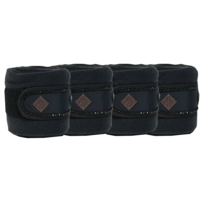 Afbeelding van Kentucky Bandages Polar Fleece Pearls Zwart Full