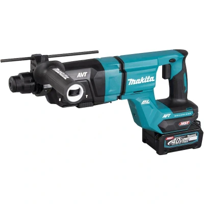 Afbeelding van MAKITA HR007GM201 40Vmax XGT accu combihamer SDS Plus 28mm in kunststof koffer (2x 4,0Ah + lader)