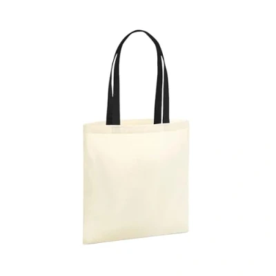 Afbeelding van EarthAware® Organic Bag for Life Contrast Handles (Wit/Zwart)