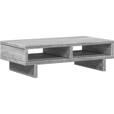 Afbeelding van vidaXL Monitorstandaard 50x27x15 cm bewerkt hout grijs sonoma eiken