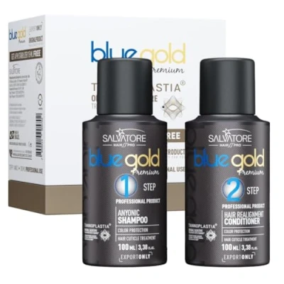 Afbeelding van Salvatore Blue gold Premium 2 x 100 ml keratine behandeling