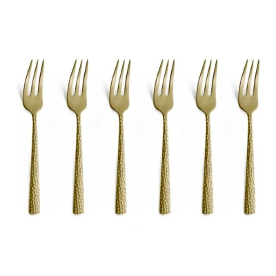 Afbeelding van Amefa Trend Gebaksvorkje Set Van 6 Goud