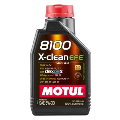 Afbeelding van Motul 8100 X CLEAN EFE 5W 30 1L Motorolie 109470 BMW: 3 Saloon, 5 Touring, FIAT: Freemont, Ducato III Platform / Chassis, HONDA: ACCORD 8