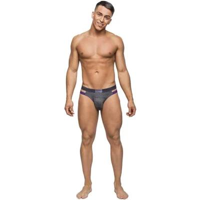 Afbeelding van Male Power Heather Haze Uitgesneden Bikini grey S
