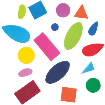 Afbeelding van Colorations Foam Vormen in Zak, 4475st.
