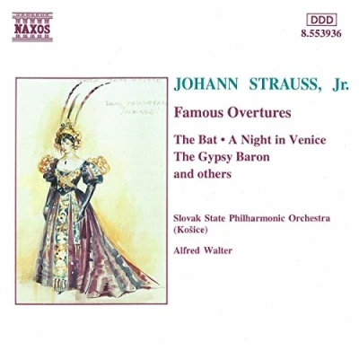 Afbeelding van Slovak State Philharmonic Orchestra, Alfred Walter Strauss Jr.: Famous Overtures (CD)
