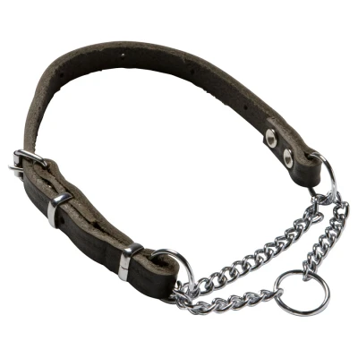 Afbeelding van Adori Slipketting Halsband Vario Donkerbruin Hondenhalsband 80x1.8 0.30 cm