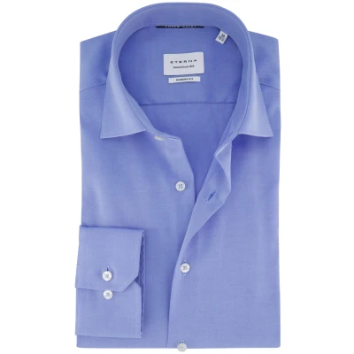 Afbeelding van Eterna Cover Shirt Modern FIT Zakelijk overhemd, Heren, Maat: 42x65, Blau