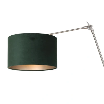 Afbeelding van Steinhauer Prestige Chic wandlamp staal en groen tot 105 cm diep E27