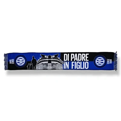 Afbeelding van Inter Sjaal met nieuw Jaquard logo, verschillende kleuren, uniseks