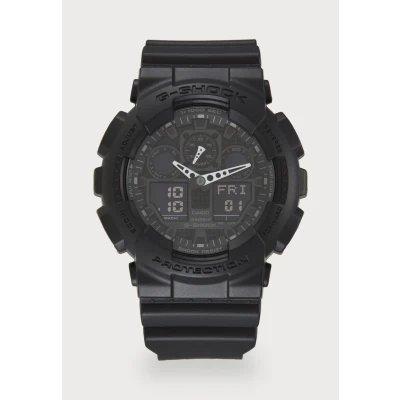 Afbeelding van G Shock heren Horloge GA 100 1A1ER in de kleur Zwart