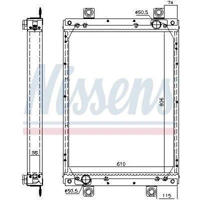 Afbeelding van Nissens Radiateur 61439A