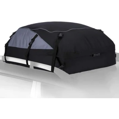 Afbeelding van Coffres de Toit Voiture (792 litres) Étanche en Oxford 600 + Intérieur PVC, Flexible avec 6 Sangles pour Installation dans des Voitures ou sans Galerie Toit. (160x110x45cm)