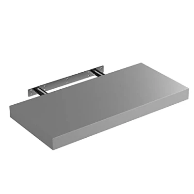 Afbeelding van Casaria Wandplank Zwevend 50 cm/15kg Belastbaar Mat Grijs