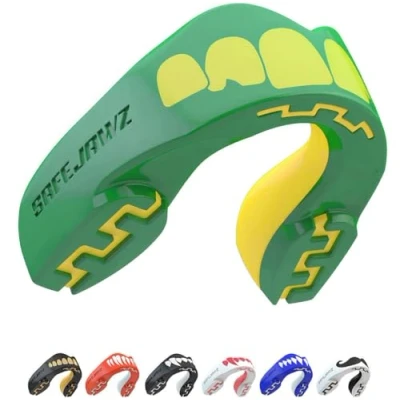Afbeelding van Safejawz Gebitsbeschermer Extro Series Ogre Groen/Geel Junior