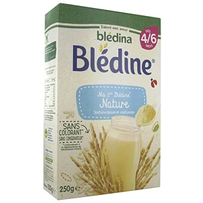 Image de Blédina Ma 1ère Blédine Nature dès 4/6 Mois 250 g