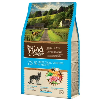 Afbeelding van Sam&#039;s Field Junior Rund&amp;Kalf Hondenvoer 2.5 kg