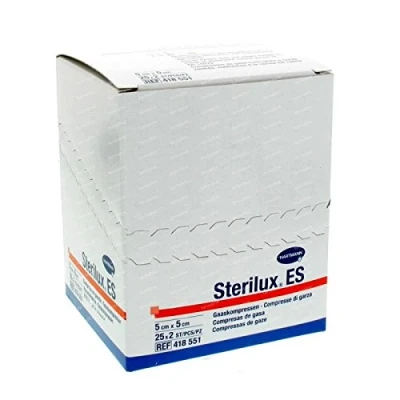 Image de Sterilux Es 5x5cm 8pl.st. 25x2 P/s