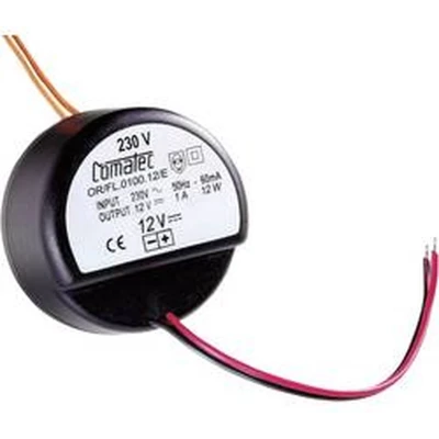 Afbeelding van Comatec OR/FL/0100.12/E Netvoeding 1 A 12 W V/DC Open kabeleinden stuk(s)