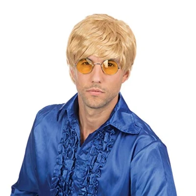 Afbeelding van Bristol Novelty BW069 Korte blonde pruik, één maat