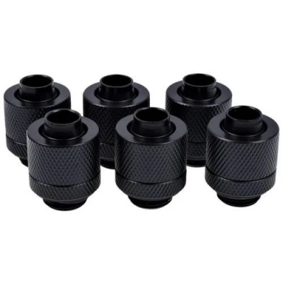 Image de Alphacool Eiszapfen Connector Series Raccord de compression du système refroidissement par liquide mat noir