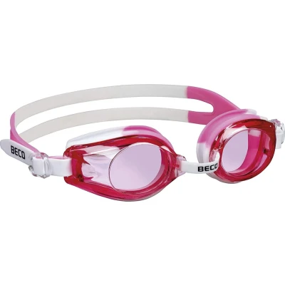 Afbeelding van Beco Zwembril Rimini Polycarbonaat Meisjes Roze/wit One size